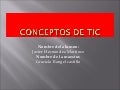 Conceptos de tic