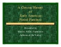 The Concise History of Early American Furniture