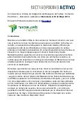 Conclusiones e informe de inteligencia sobre Comercio Electrónico