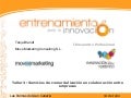 Conclusiones Entrenamiento comercialización en colaboración julio 2009