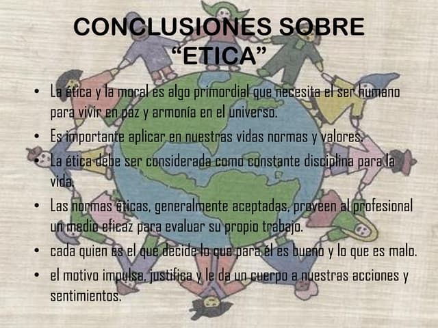 La etica y la moral