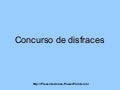 Concurso de disfraces