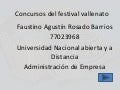 Concursos del festival vallenato