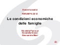 N. Pannuzi, D. Grassi, A. Masi - Le condizioni economiche delle famiglie
