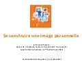 Se construire une image personnelle