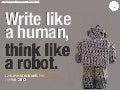 Write like a human, think like a robot