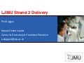 LJMU Strand Delivery
