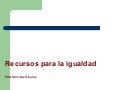 Igualdad de hombres y mujeres