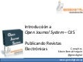 Conferencia inicial de ojs open journal system a la unad