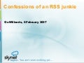 Confessions of an RSS Junkie