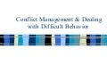 Conflict Management