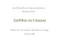 Conflitos no cáucaso