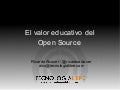 El valor educativo del Open Source
