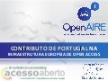 A realização do projeto OpenAIRE e o contributo de Portugal na infraestrutura open access para a investigação na Europa
