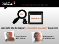 Ergonomie et référencement, les meilleures pratiques pour 2013