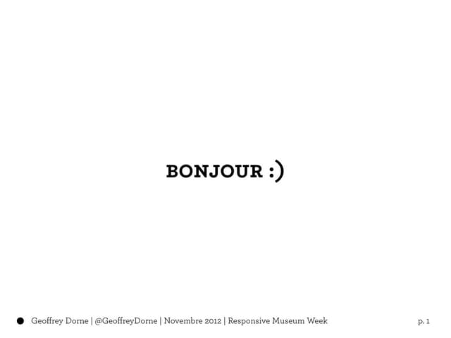 Responsive Museum Week