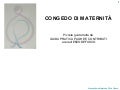 Congedo maternita