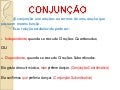 Conjunções coord subord