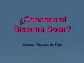 Conoces El Sistema Solar