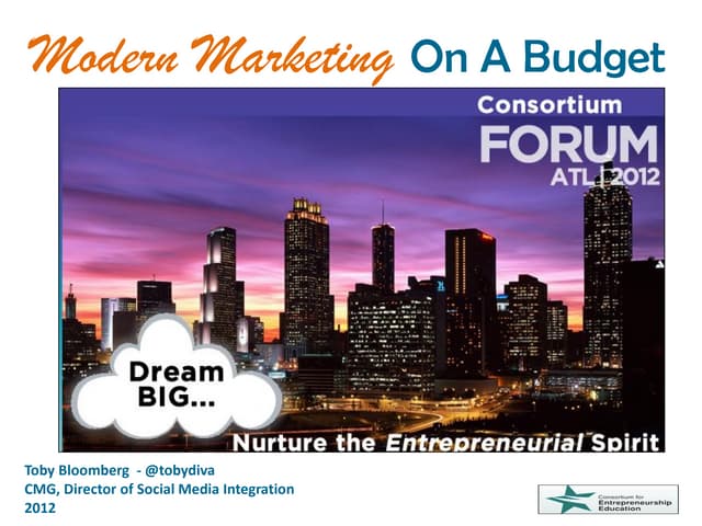 Modern Marketing On A Budget 