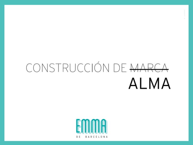 Construcción de alma / Soul building