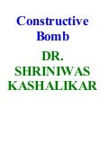 C O N S T R U C T I V E  B O M B  Dr