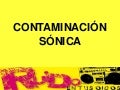Contaminacion sonica