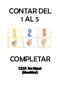 Contar del 1 al 5. nivel 2