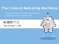 The Content Marketing Manifesto