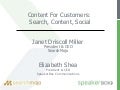 Content For Customers Search, Social, Content