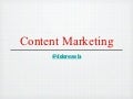 Content marketing