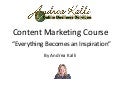 Content Marketing Training Course