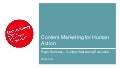 Content marketing for human action 