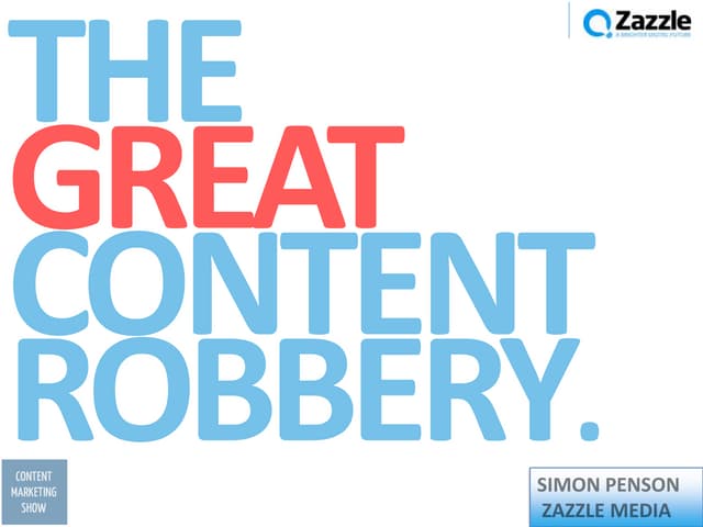 Content Marketing Show Presentation