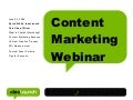 Content Marketing Webinar