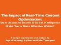 The Impact of Real-Time Content Optimization