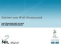 Content over IPv6: no excuses