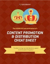Content Promotion Cheatsheet