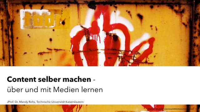 Content selber machen
