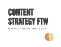 Content Strategy FTW