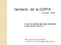 Contexto de las negociaciones de cop16 cancun 2010