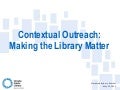 NCompass Live: Contextual Outreach: Making the Library Matter