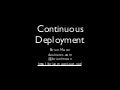 Continuous Deployment