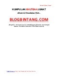 Contoh khutbah jumaat