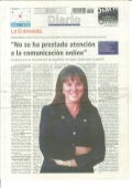 Estrategias online para favorecer la internacionalización. Contraportada Diario de Teruel. 
