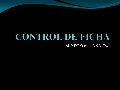 Control de fichas