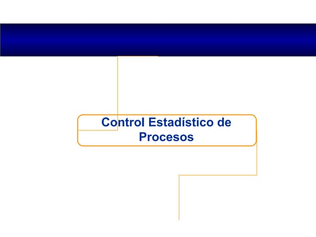 Control estadístico de procesos