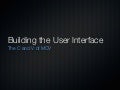 Building a Rails Interface