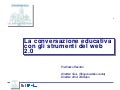 La conversazione Educativa con gli strumenti del web 2.0
