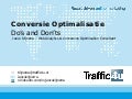 Conversion Optimization Do's And Dont's